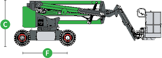 articulating boom lift szie-1